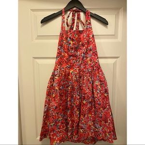 Armani Exchange floral halter dress